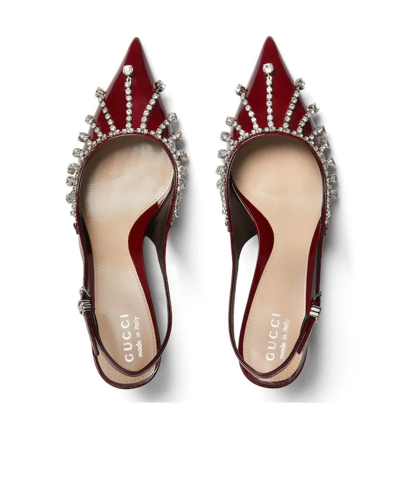 Embellished Chain Pumps