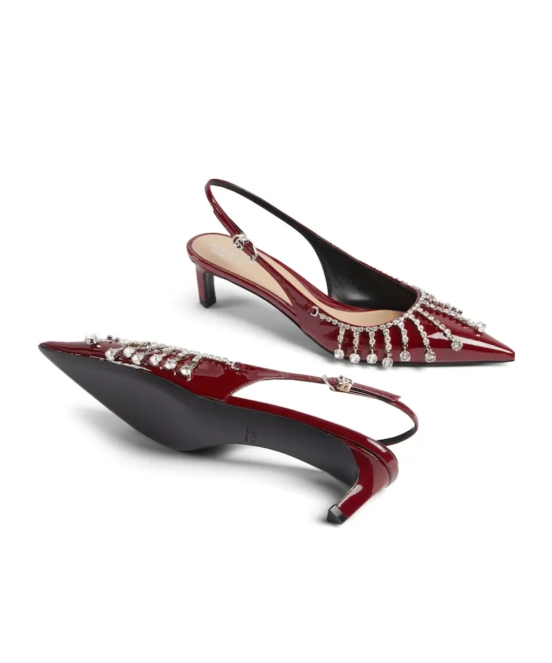Embellished Chain Pumps