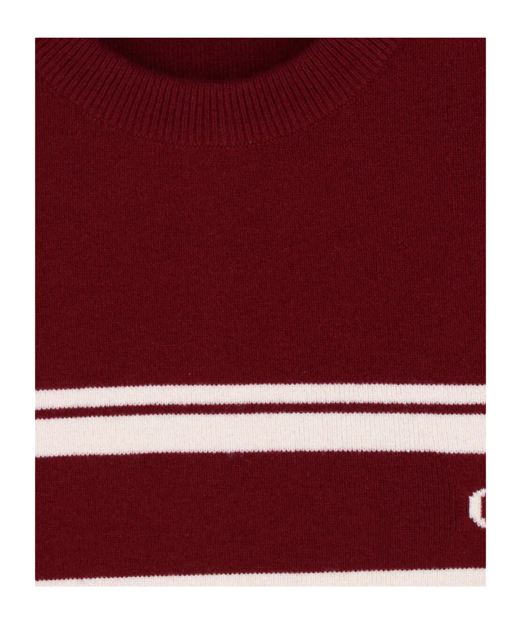 Intarsia Logo Crewneck Jumper