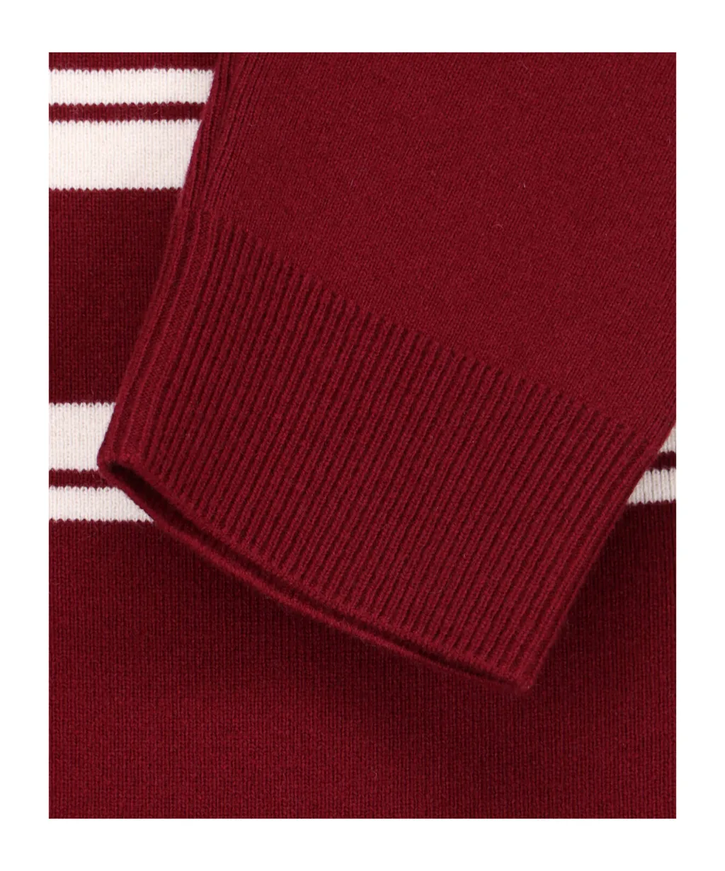 Intarsia Logo Crewneck Jumper