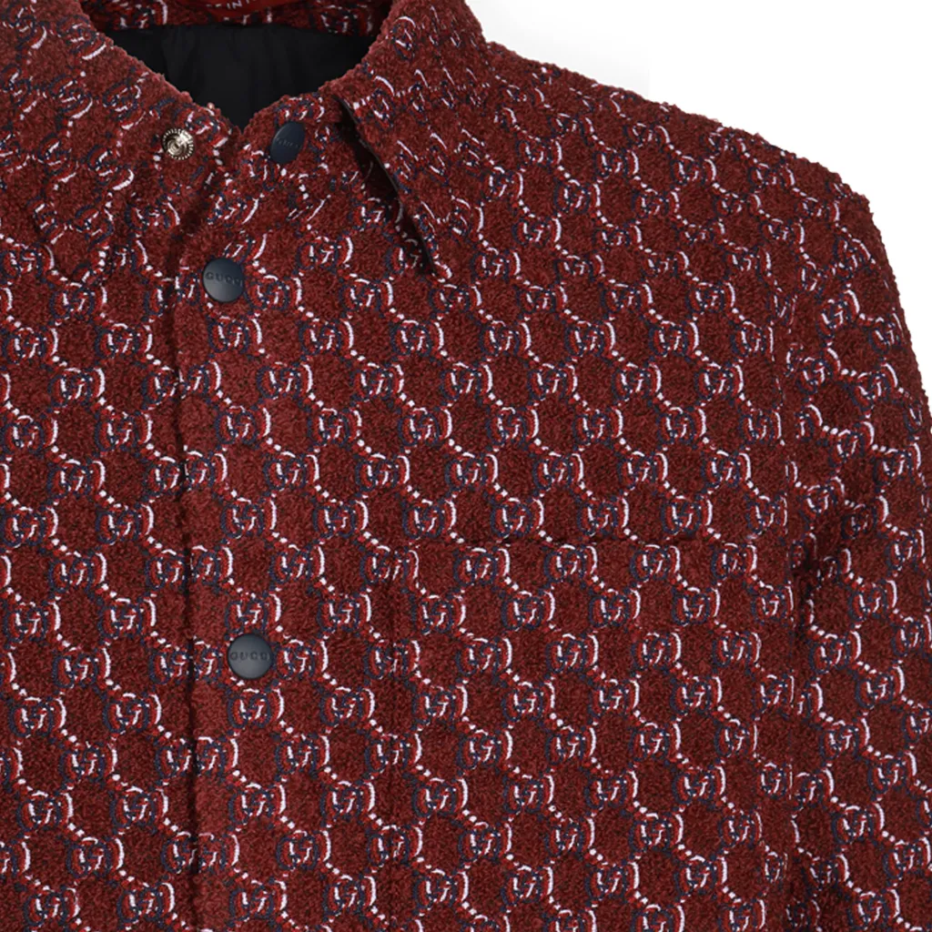 Gg Monogrammed Shirt Jacket