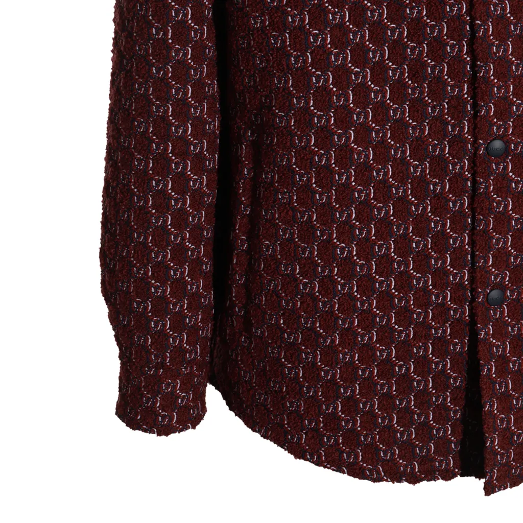 Gg Monogrammed Shirt Jacket