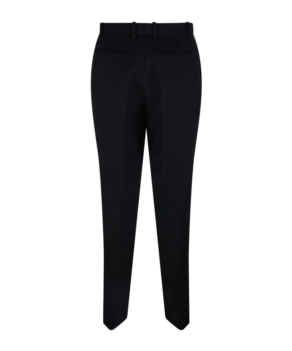 Straight Leg Tailored Trousers