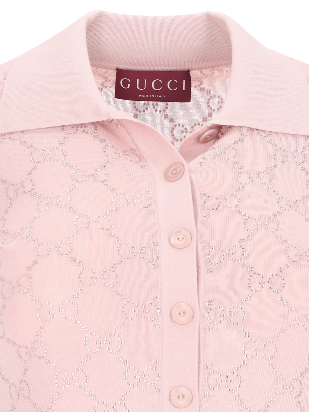 Monogrammed Long-Sleeve Polo Shirt