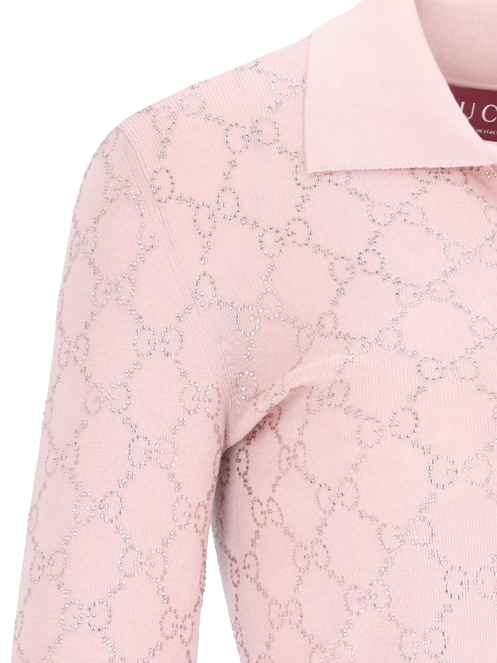 Monogrammed Long-Sleeve Polo Shirt