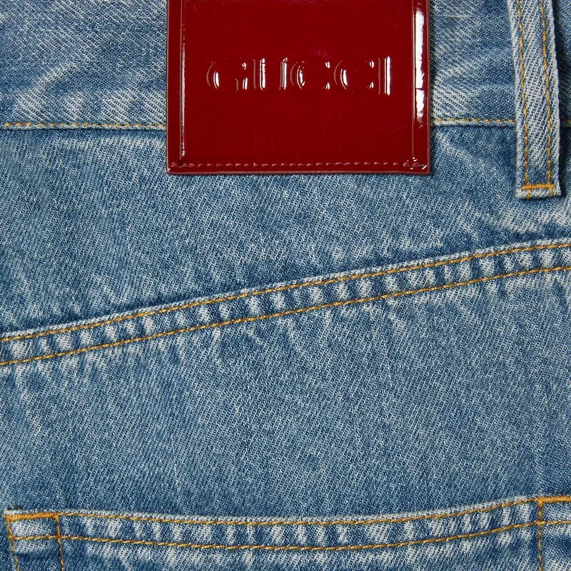 Tight Fit Baggy Denim Pants