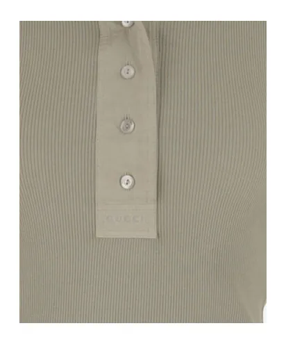 Ribbed Cotton T-Shirt