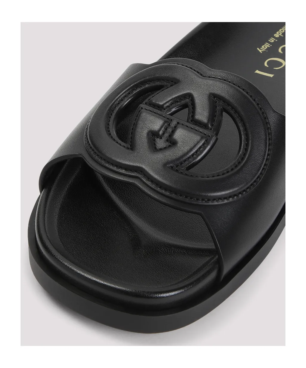 Interlocking G Cut Out Sandals