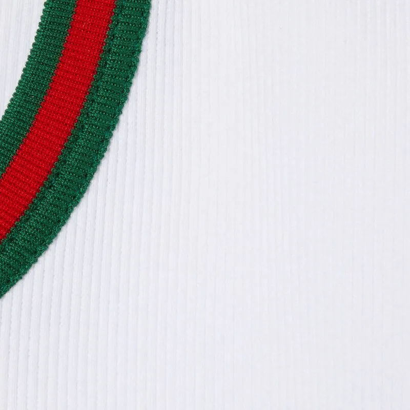 Web Detailed Rib T-Shirt