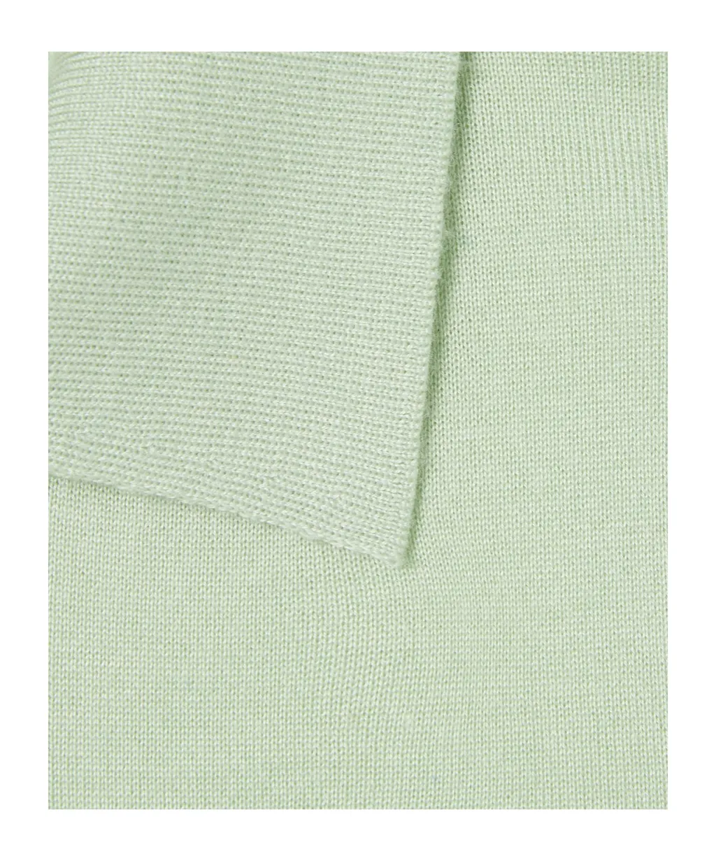 Extra Fine Cashmere Silk Polo Top