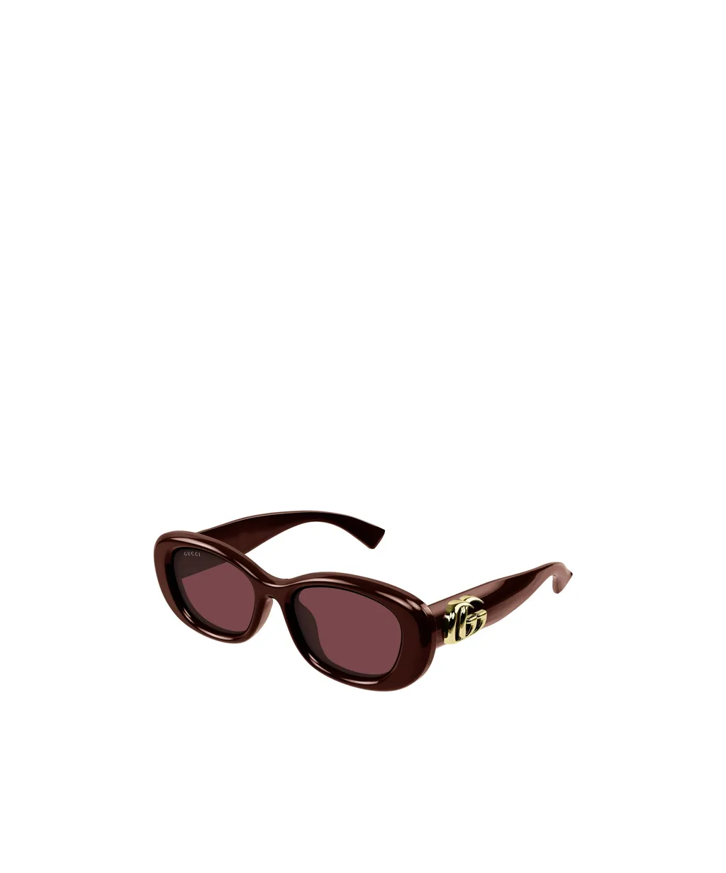 Oval-Frame Sunglasses