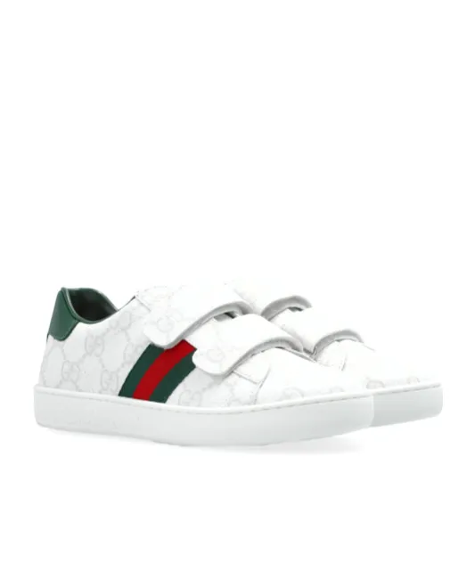 Logo Printed Touch Strap Sneakers