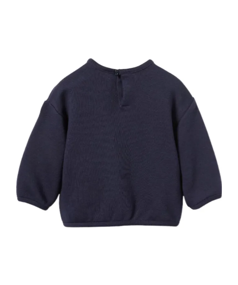 Web Stripe Crewneck Sweatshirt