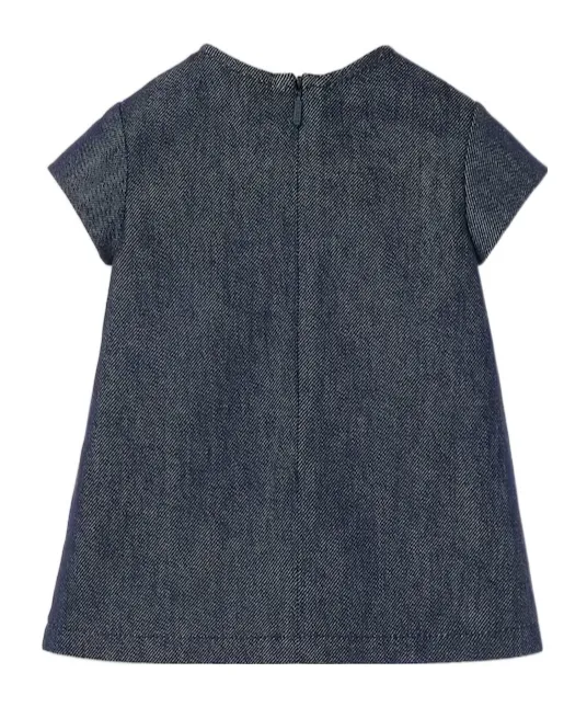 Web Detailed Denim Dress