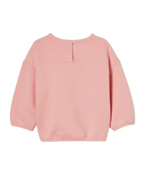 Baby Cotton Sweatshirt With Print