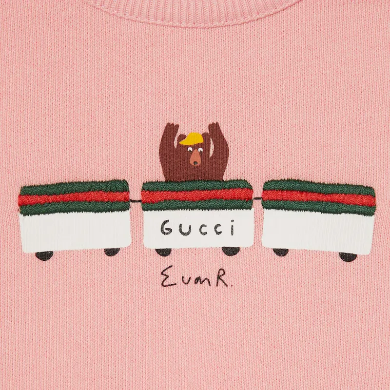 Baby Cotton Sweatshirt With Print