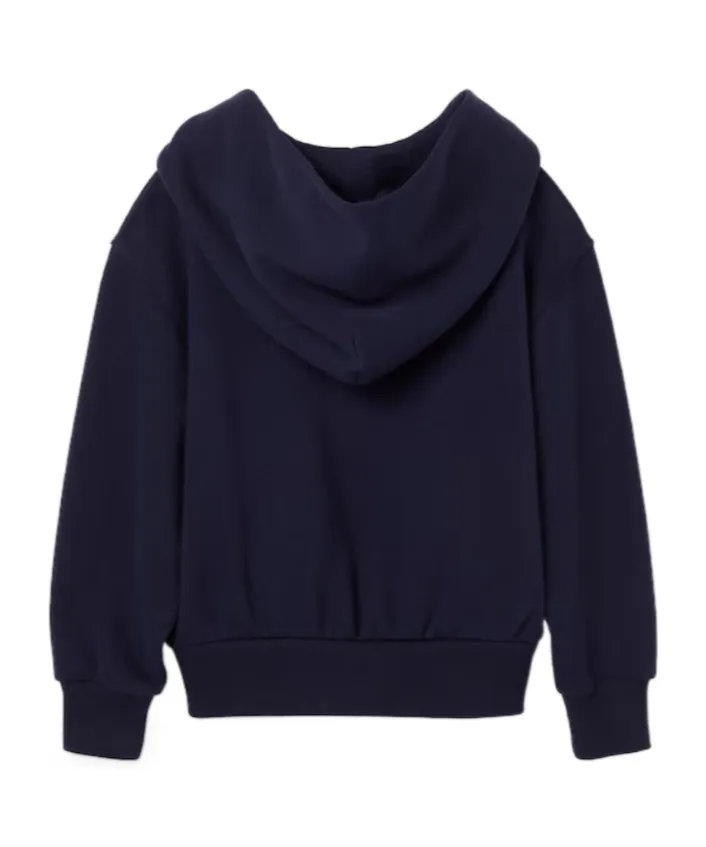 Web Stripe Long-Sleeved Hoodie