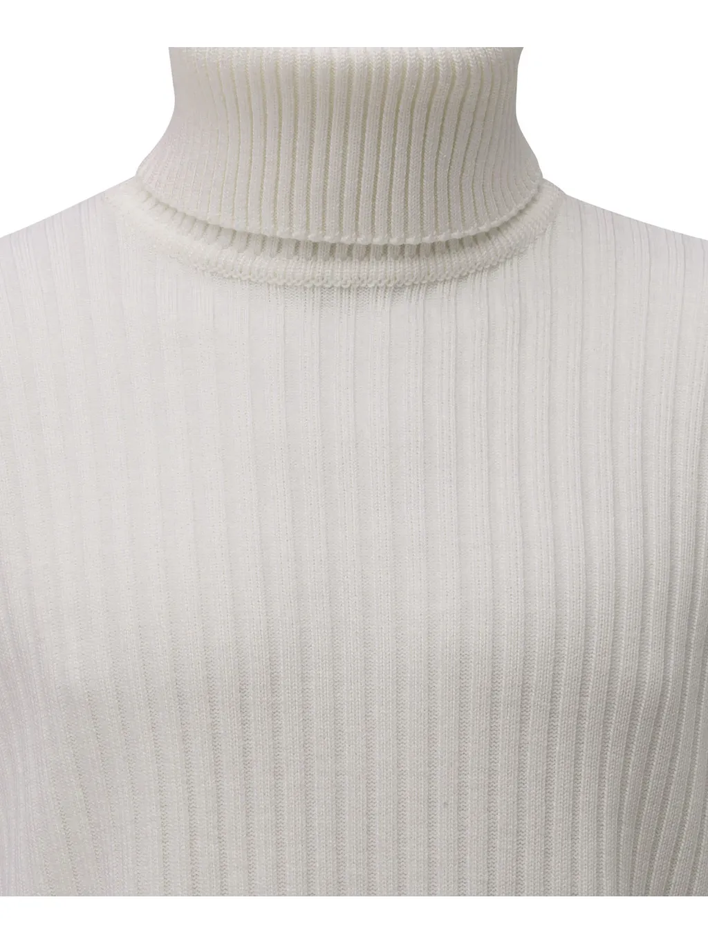 Stripe Detailed Turtleneck Sweater