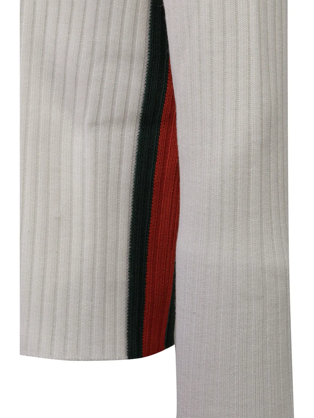 Stripe Detailed Turtleneck Sweater