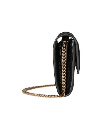 Gg Marmont Bi-Color Wallet On Chain