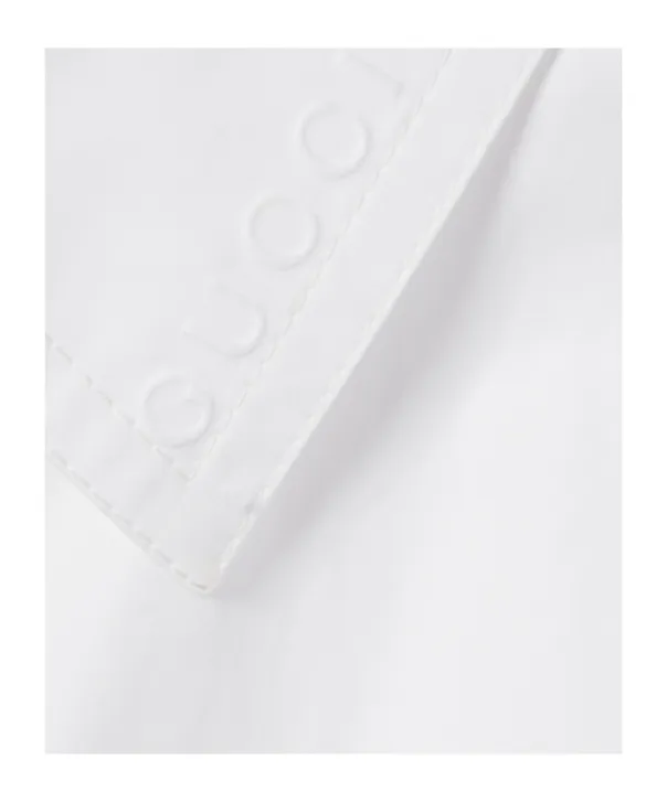 Embossed Heavy Cotton Poplin Dress