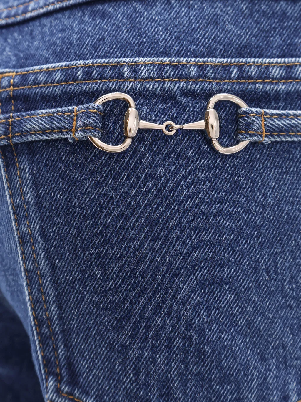 Five-Pocket Straight-Leg Jeans