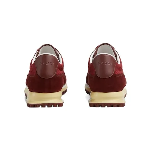 Panelled Lace-Up Sneakers