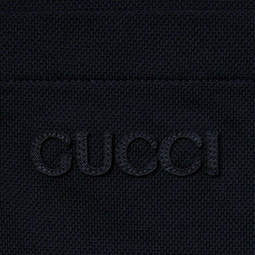 Embroidered Stretch Cotton Polo Shirt