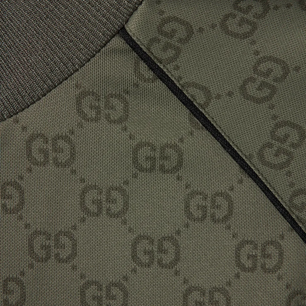 Gg Jersey Jacquard Zip Jacket