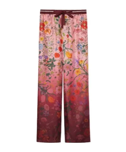 Printed Silk Pants