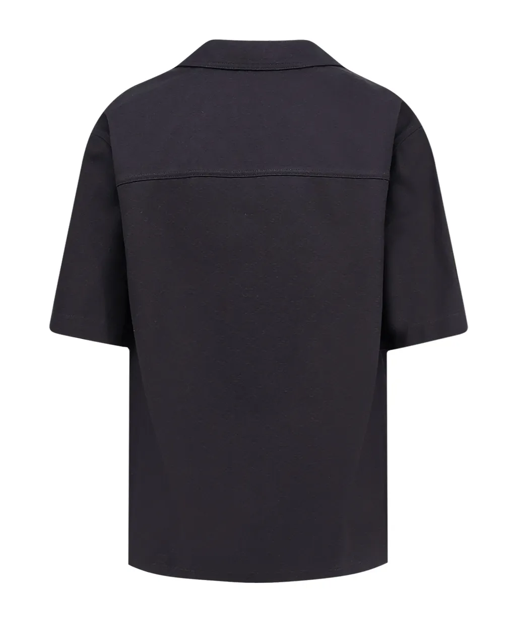 Gg Jacquard Short-Sleeved Shirt