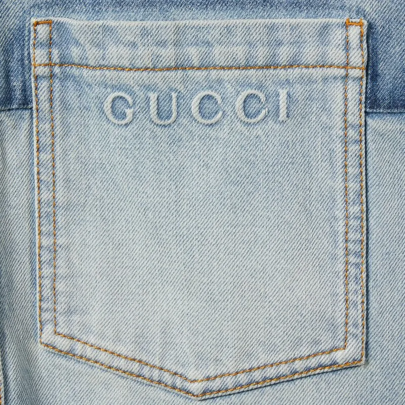 Cotton Denim Shirt