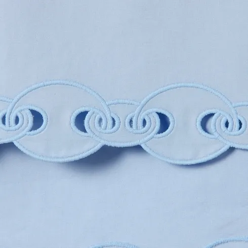 Cotton Bowling Shirt With Embroidery