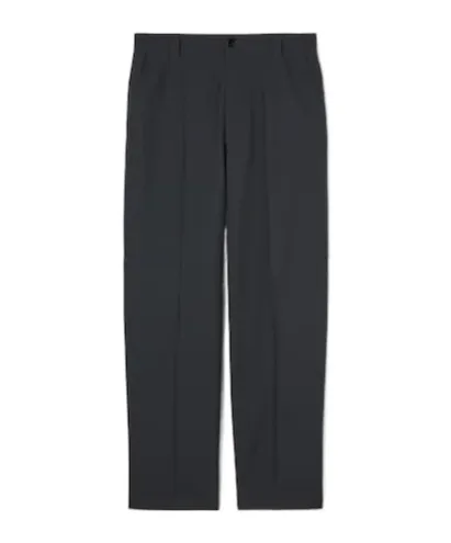 Twill Straight-Leg Trousers