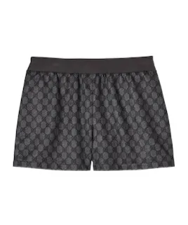 Printed Technical Jersey Shorts