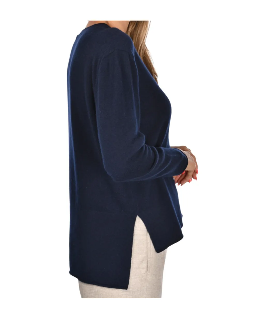 Side-Slit Sweater
