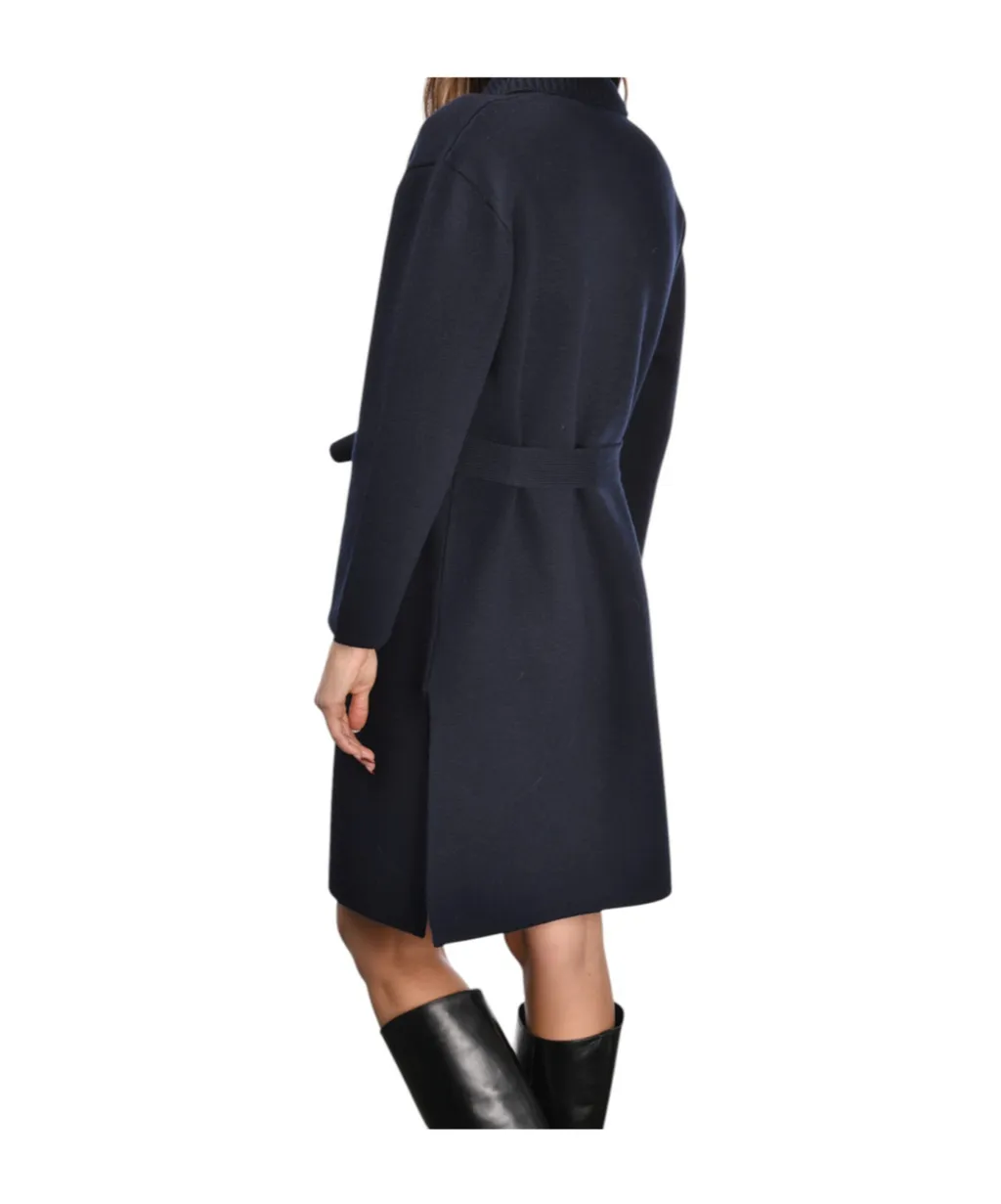Knitted Belted Coat