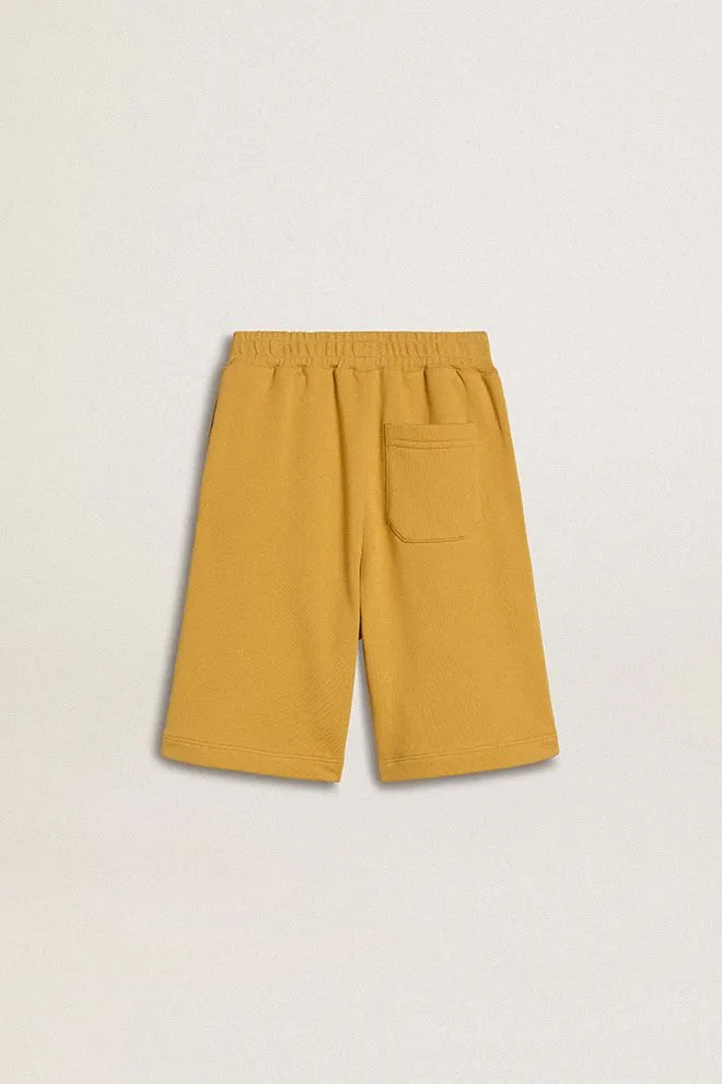 Embroidered-Logo Shorts