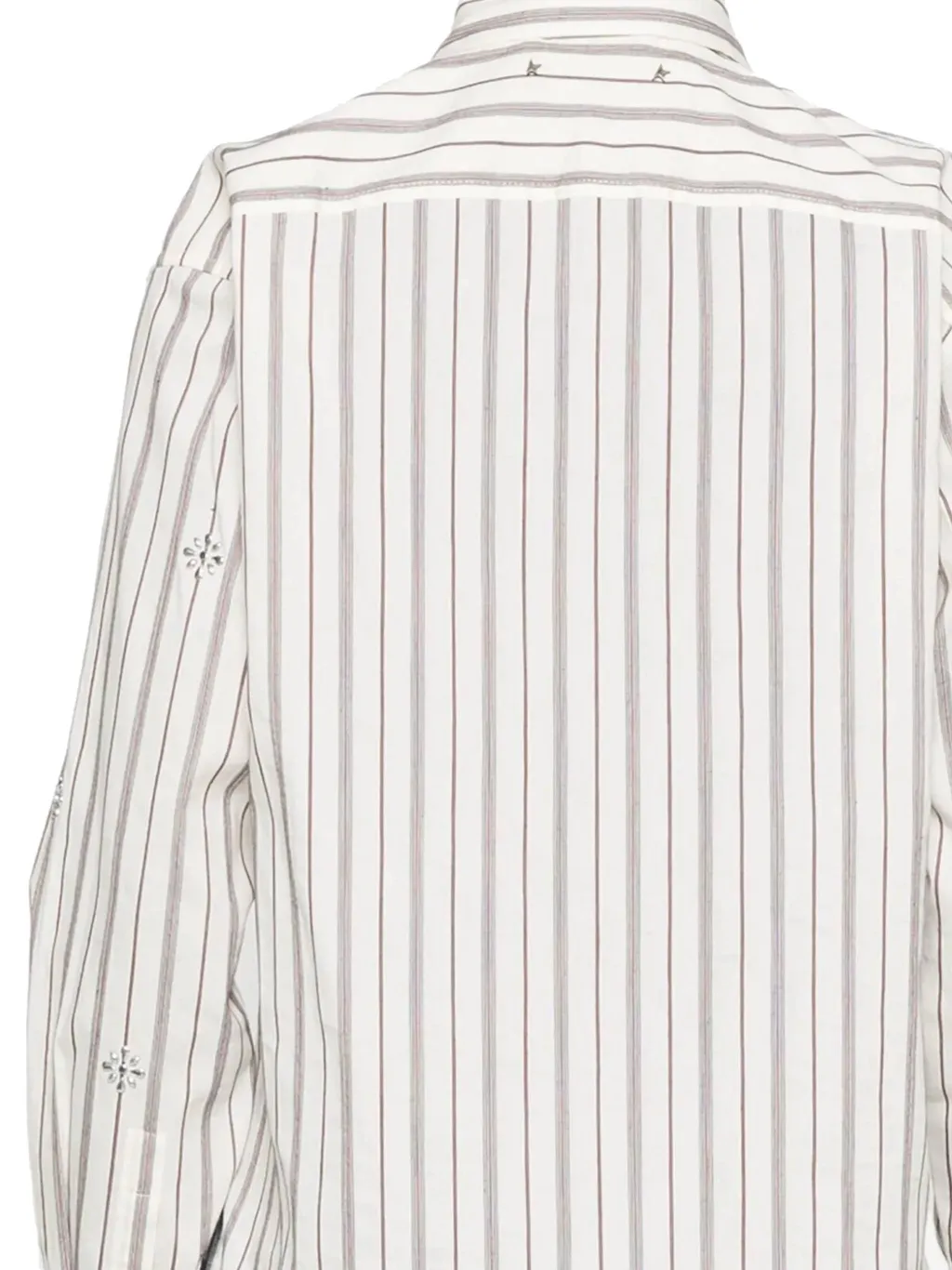 Stud Embellished Striped Shirt