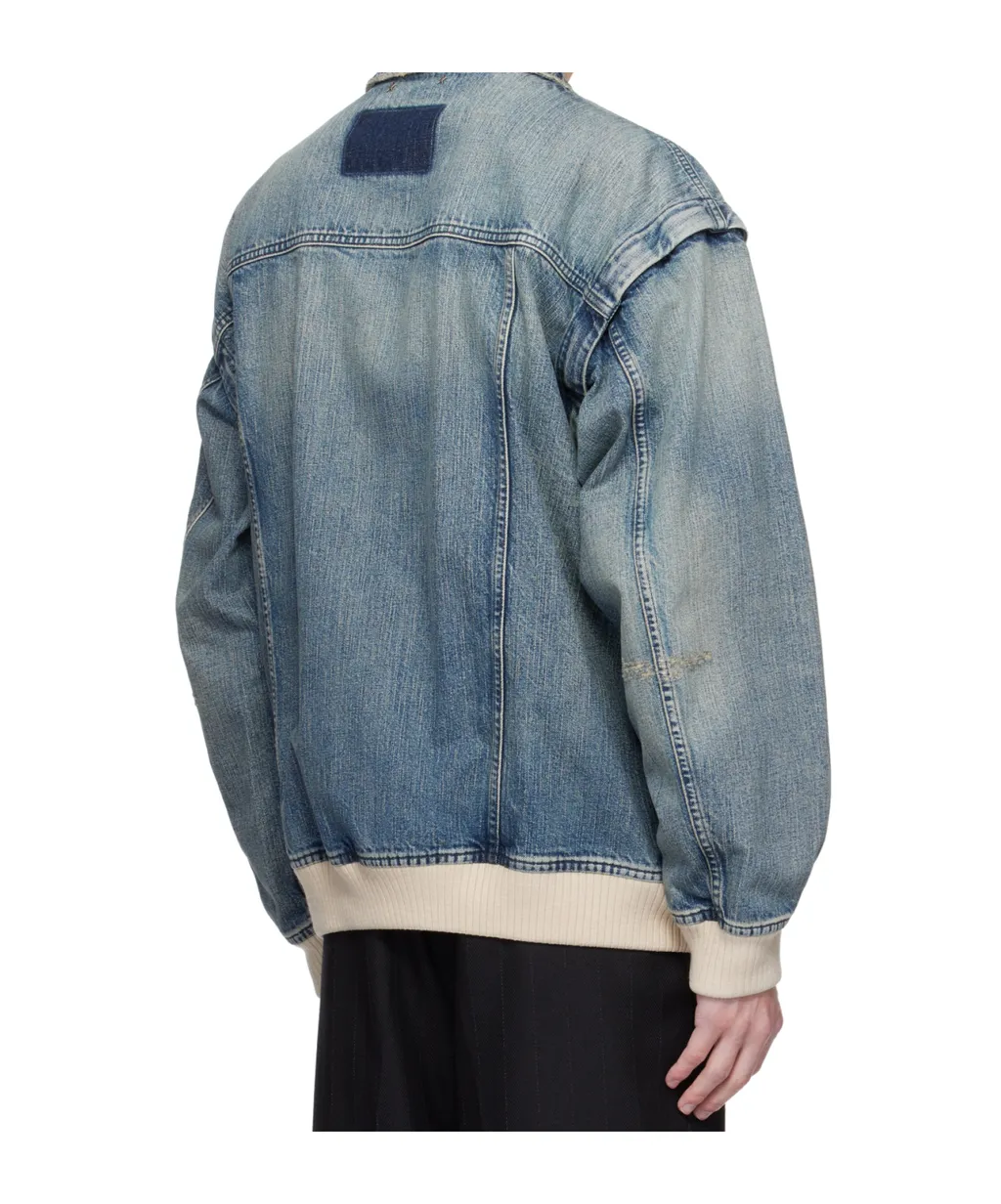 Zip-Up Denim Jacket