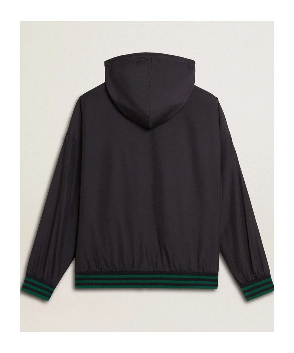 Golden Goose Deluxe Brand Reversible Zip-Up Drawstring Hoodie