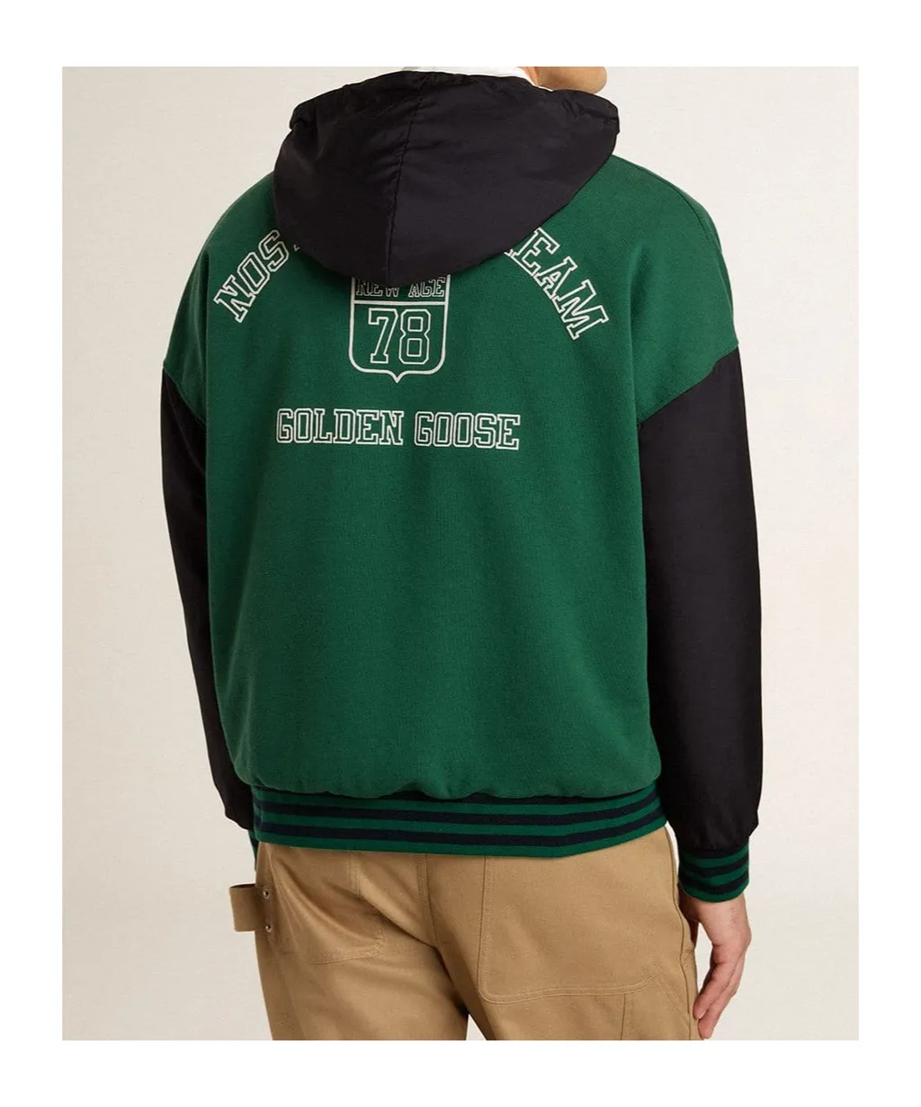 Golden Goose Deluxe Brand Reversible Zip-Up Drawstring Hoodie