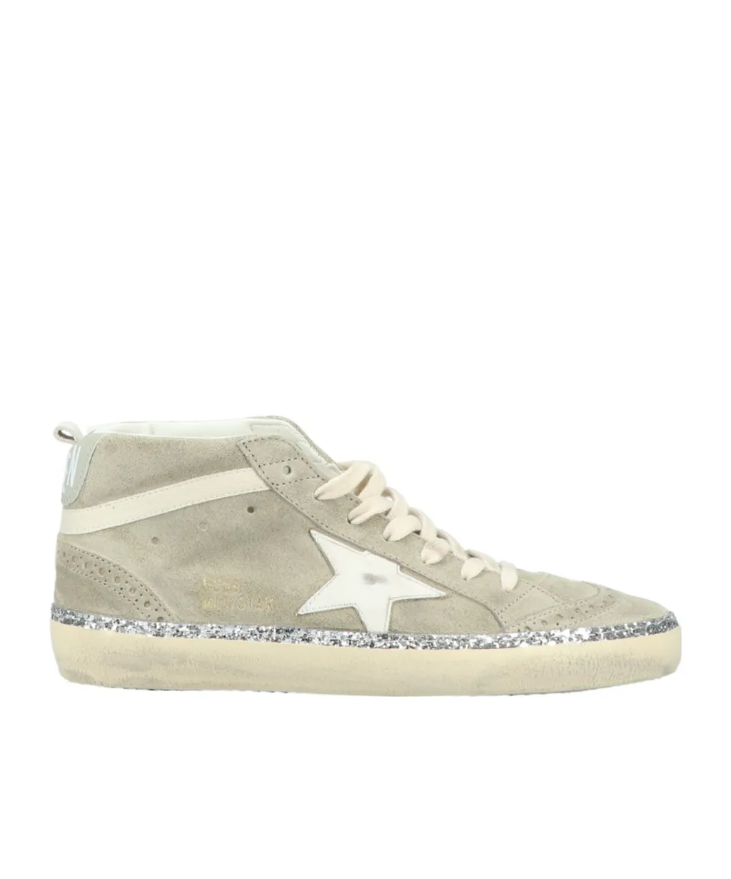 Mid Star Glittered Sneakers