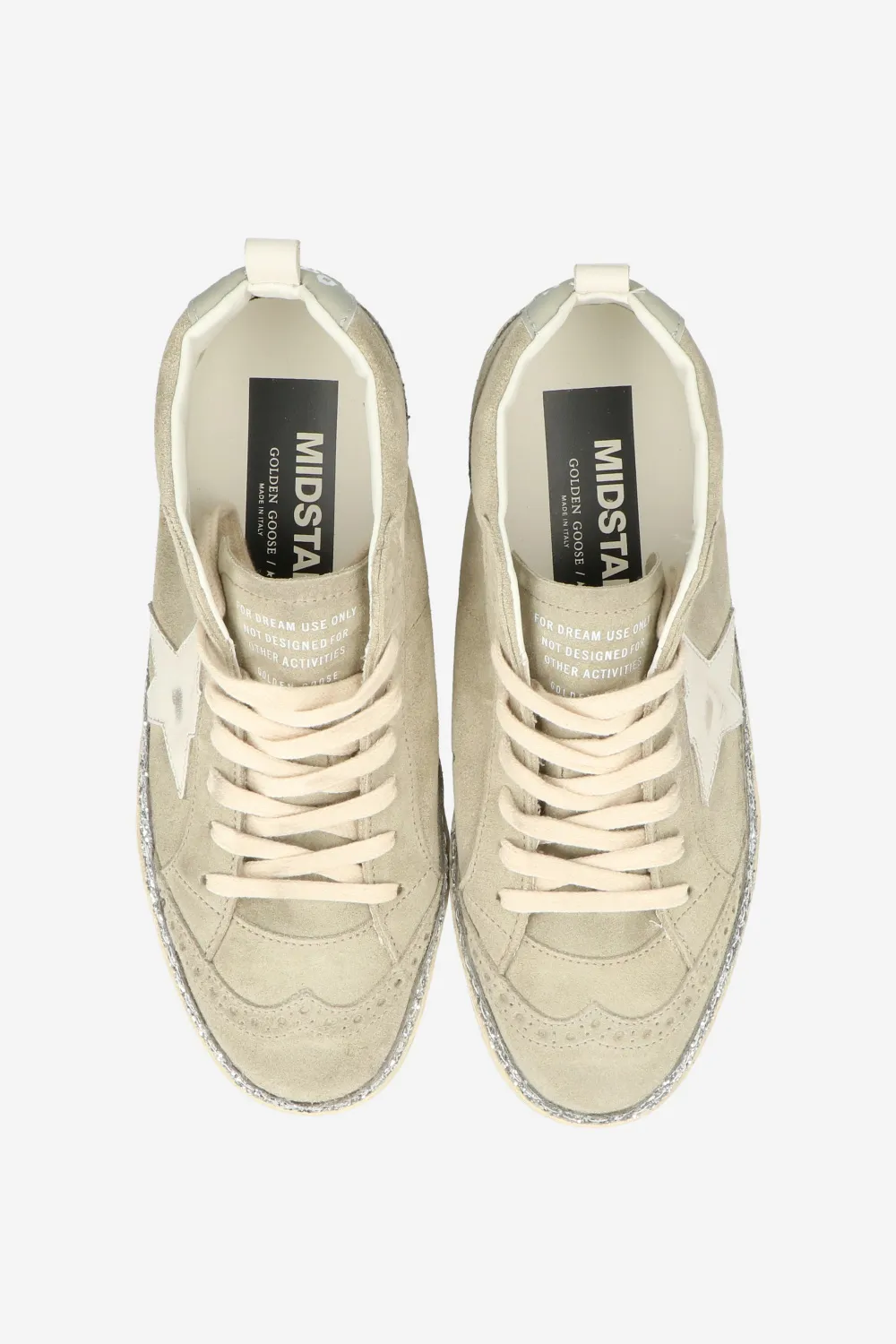 Mid Star Glittered Sneakers