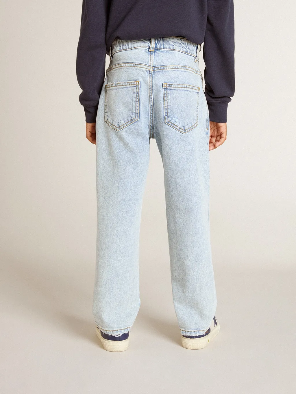 Journey Logo Embroidered Jeans
