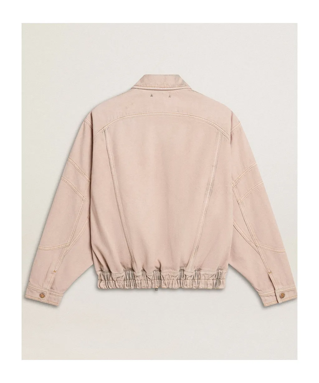 Elasticated Waist Bomber Jacket