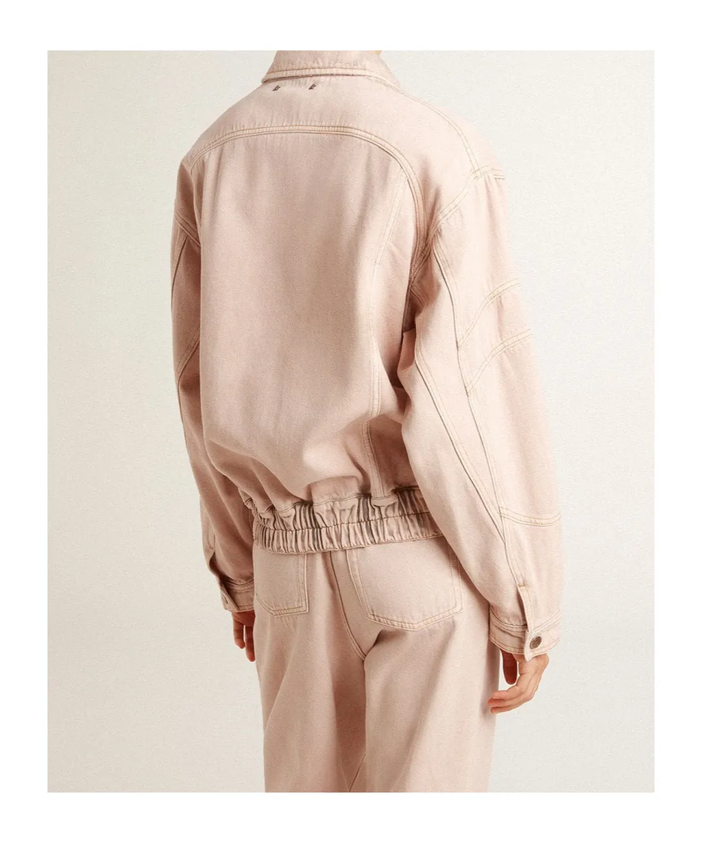 Elasticated Waist Bomber Jacket