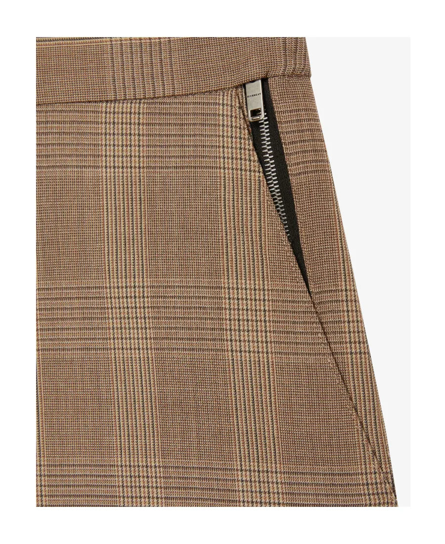 Prince Of Wales Pattern Bermuda Shorts