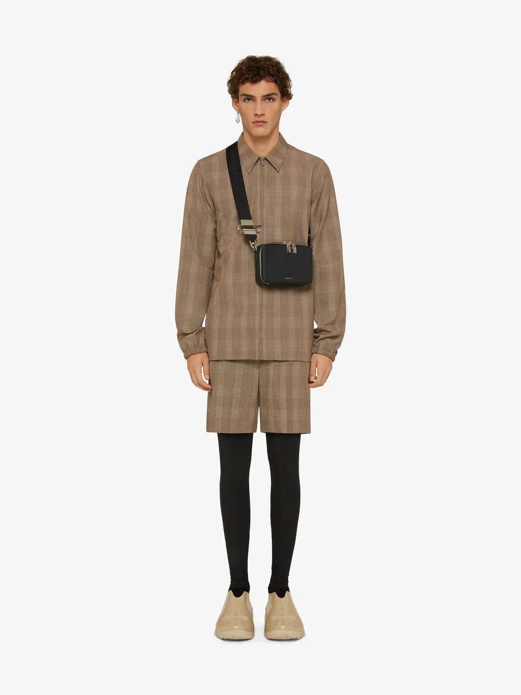Prince Of Wales Pattern Bermuda Shorts