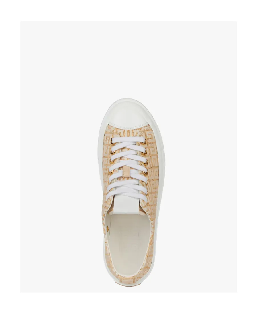 City Sport Sneakers In 4G Raffia